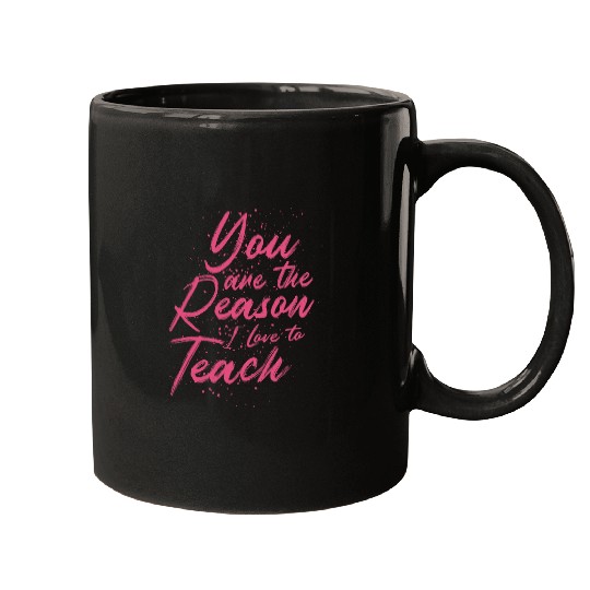 Love To Teach Positive Affirmation Kind Motivational Teacher Mugs
