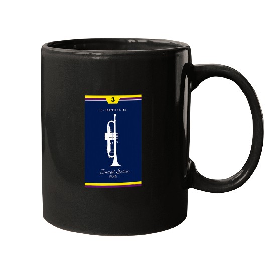 Trumpet play Marching Band Fun Music Brass Jazz Student Tee Mugs