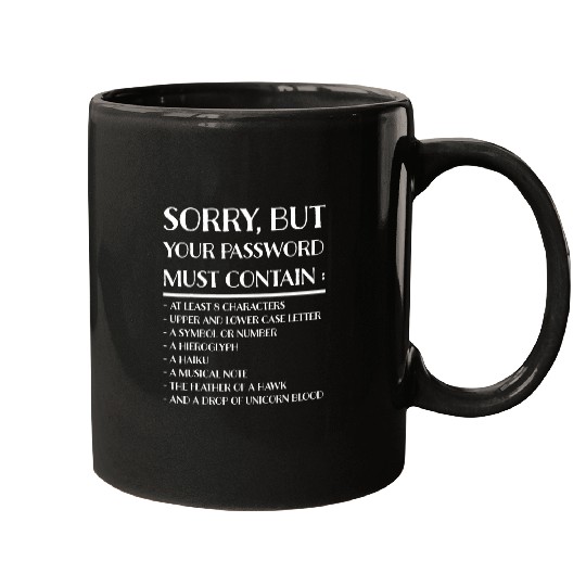 Sorry Your PasSystem Administrator Computer Scientist Mugs