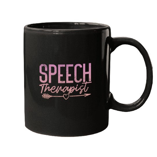 Speech Therapist Speech Language Pathologist Therapy Grunge Mugs
