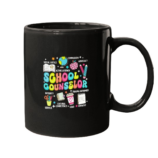 School Counselor Back To School Teacher Counseling Therapist Mugs