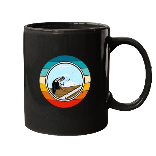 Roofer handyman carpenter construction worker building 23 Mugs