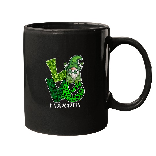 St Patricks Day Love Gnome Kindergarten Teacher Or Student Mugs