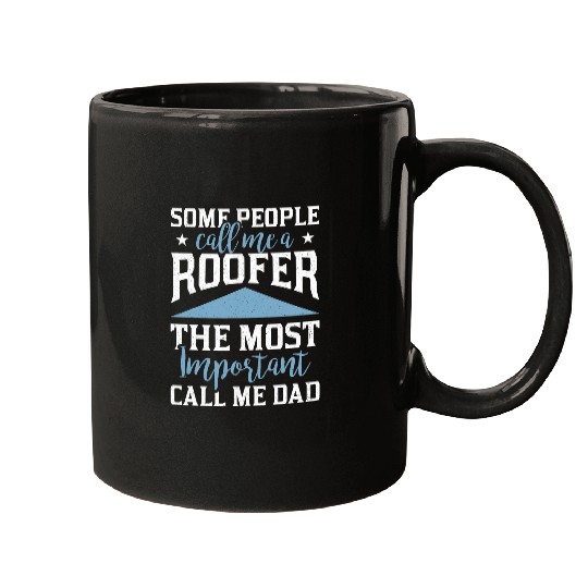 Roofer handyman carpenter construction worker building 5 Mugs
