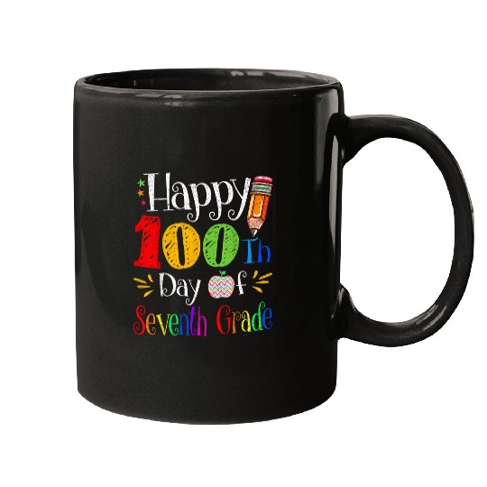 Happy 100th Day of School Kindergarten Teacher or Student 21 Mugs