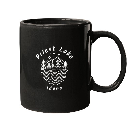 Priest Lake Idaho Mugs