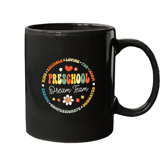 Preschool Dream Team Back To School Teacher Appreciation Mugs