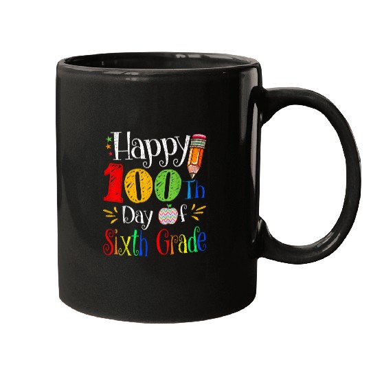 Happy 100th Day of School Kindergarten Teacher or Student 18 Mugs