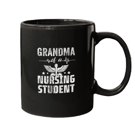 Grandma of a nursing student Mugs