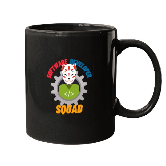 Graphic Software Developer squad Mugs