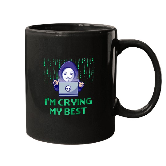 Im Crying My Inspirational Computer Programming Mugs