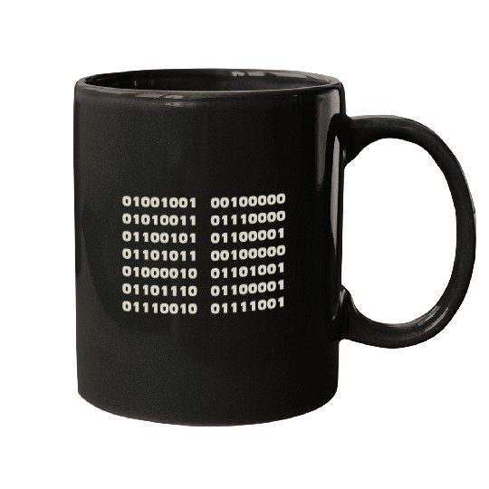 I Speak Binary Fun Informatics Binary Code Coder Programmer Mugs
