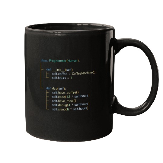 Python Programmer Day In The Life Coding Computer Science Mugs