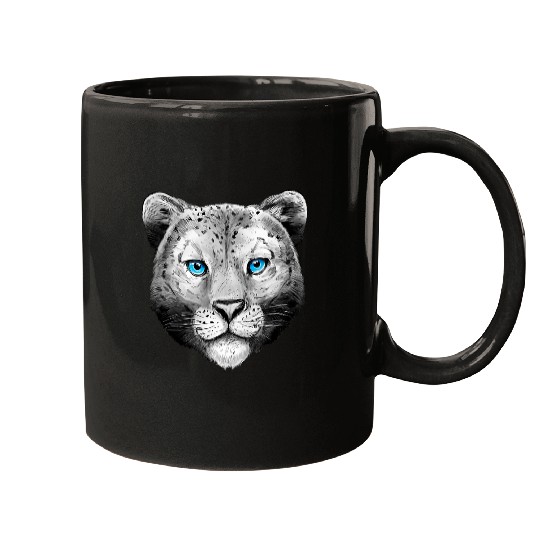 Snow Leopard Big Cat Wildcat Wildlife Animal Feline Safari Mugs