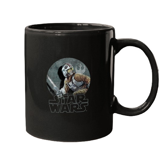 Star Wars Luke Skywalker Pilot Outfit Rebels Suit Logo Mugs