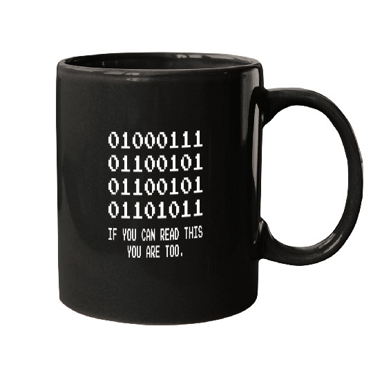 Funny Coder Computer Binary Code Programmer Geek Mugs