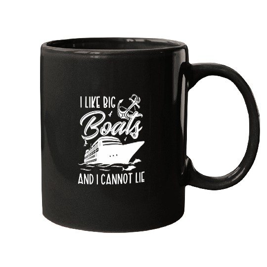 Funny I Like Bog Boats And I Cannot Lie Cruise Ship Mugs