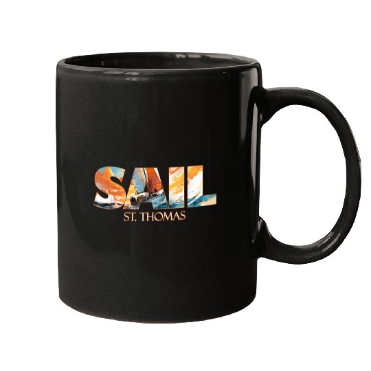 St Thomas Sailing Nautical Sailor Mugs