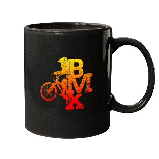 BMX Biker Bicycle Cyclist Halfpipesss Cyclists Bmx Mugs