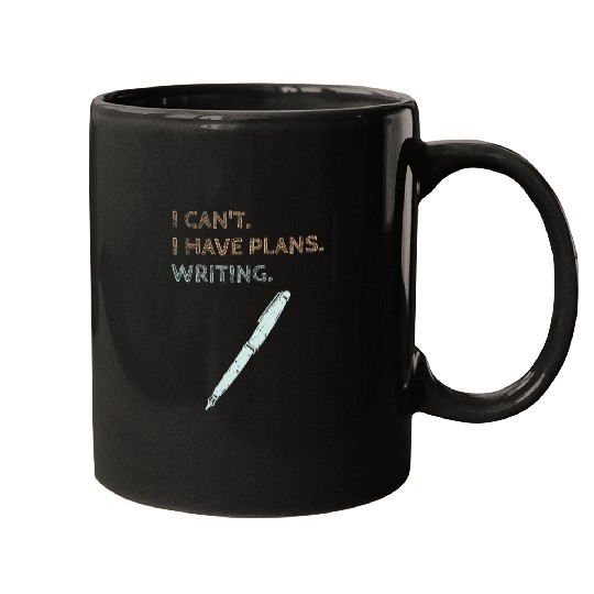 I Have Plans Writing Book Writer Journalist Author Funny Mugs