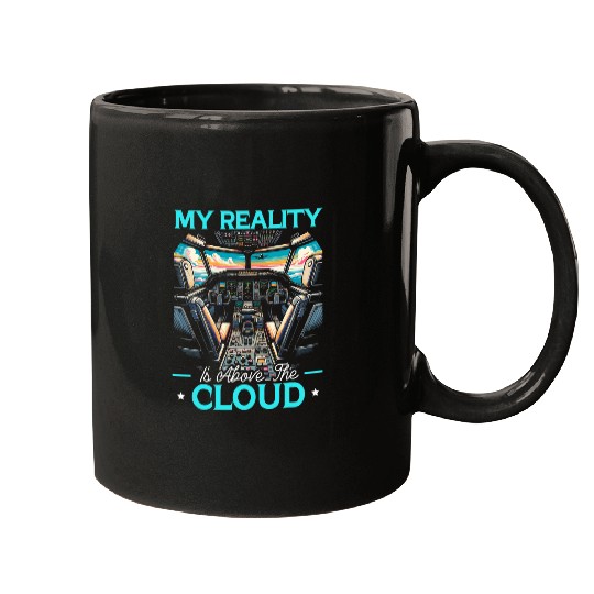 Flight Simulator Aviation Console Pilot Flight Simulation 2 Mugs