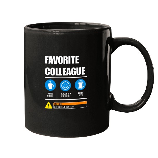 Favorite colleague safety instructions for workmate Mugs