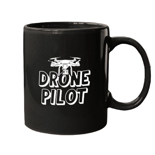 Funny Drone Pilot Quadcopter Flight operators FVP Race Mugs