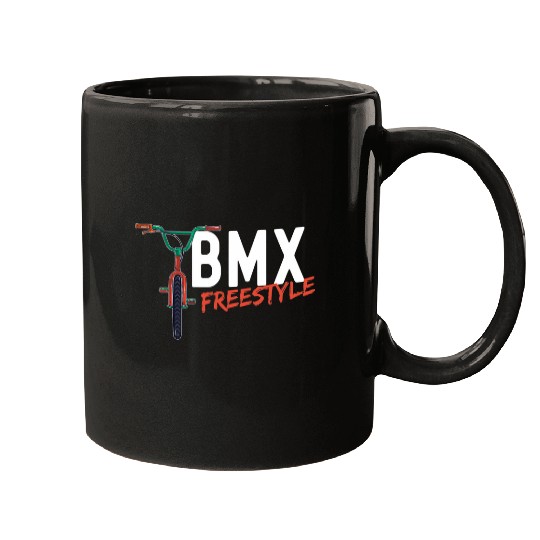 Bmx freesstyle Bike Road Racer Bicycle Cyclist Mugs