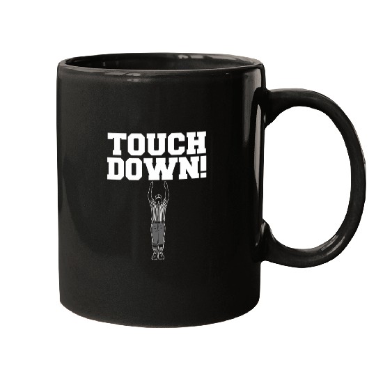 Football Touchdown Referee Football Touchdown Mugs