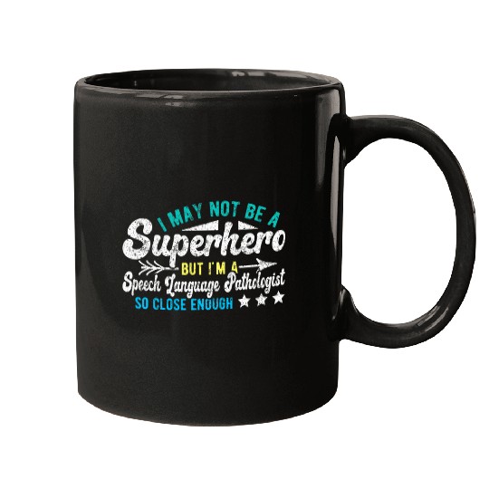 Superhero Speech Language Pathologist SLP Mugs