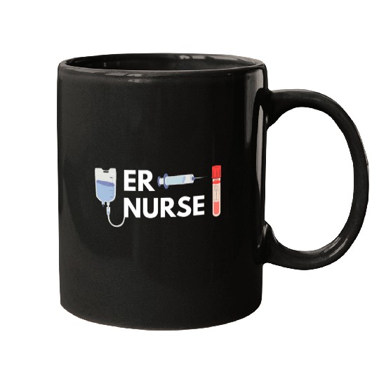 Funny ER nurses Designe nursing student Mom and girls Mugs