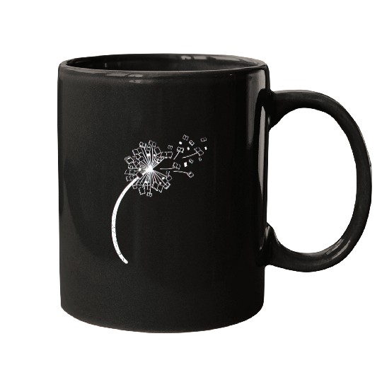 Book dandelion flower dandelion Books Mugs