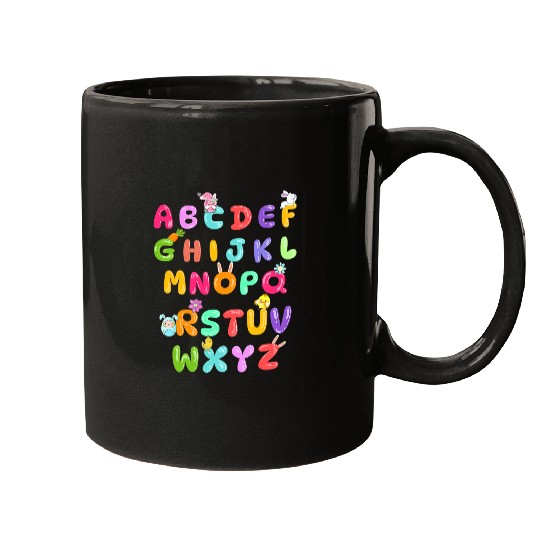 Happy Easter Day Alphabet ABCs Teacher student Mugs