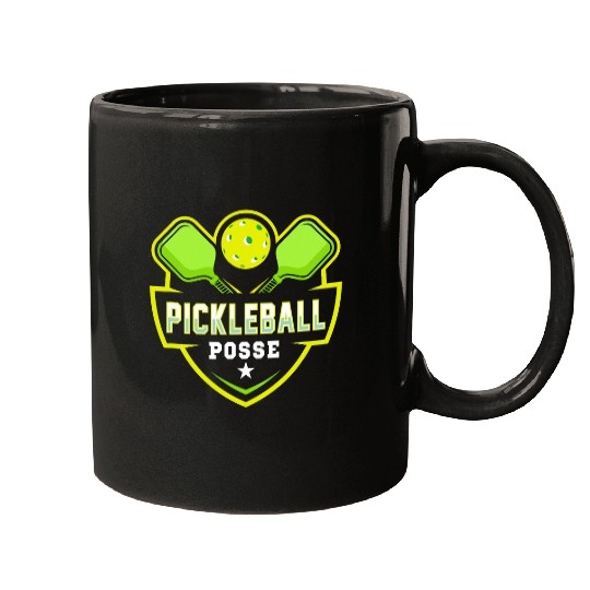Cool Playing Pickleball Paddle Pun Lover Player men women Mugs