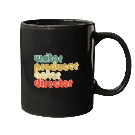 Writer Producer Actor Director Film Maker Movie Crew Mugs