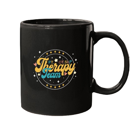 PT OT SLP Therapy Team Rehab Squad Therapist Matching Mugs