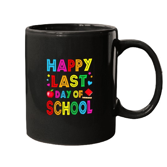 Happy Last Day Of School Funny End Of Year Teacher Student 5 Mugs