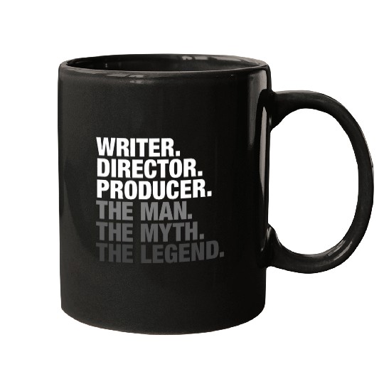 Writer Director Producer The Man Myth Legend Movie Film TV Mugs