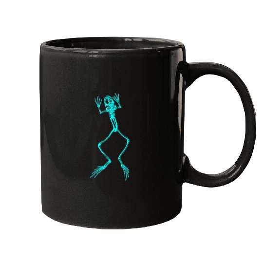 Xray Frog Skeletons Animal Amphibian funny frogs lover Mugs