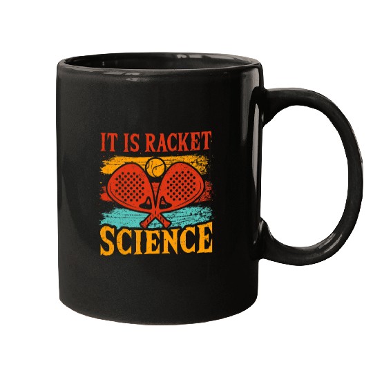 Funny Padel Quote It is Racket Science Padel Tennis 1 Mugs