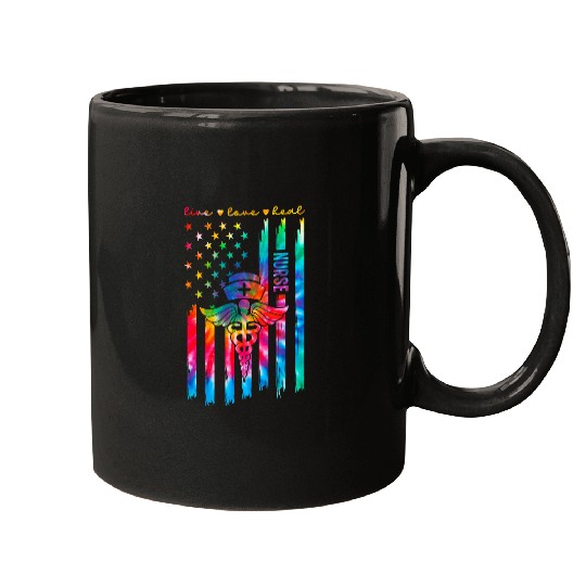 nursess Day Happy nurses Week 2024 Appreciation nurses Tie Dye Mugs