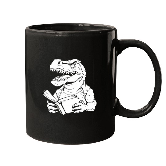 Dinosaur Book TRexs Tyrannosarus Dino T Rex Mugs