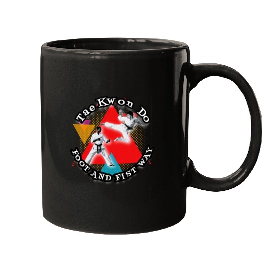 Tae Kwon Do Foot and Fist Way Korean Karate Mugs