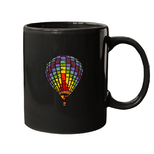 Soar High With Exquisite Air Balloon Design Mugs