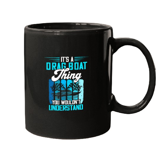 Drag Boat Racing vintages Retro Thing Drag Boat Racer Boater Mugs