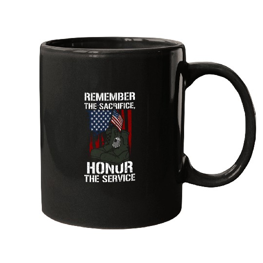 Memorial Day Tribute Remember the Sacrifice Memorial Day Mugs