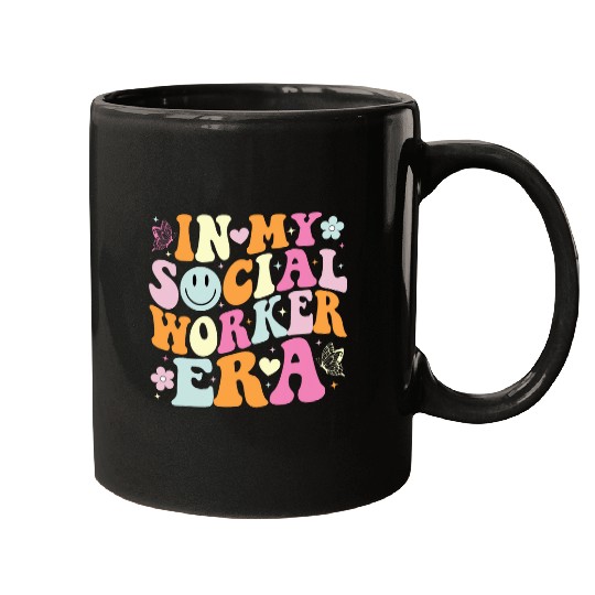In My Social Worker Era Cute Social Worker Graduation MSW Mugs