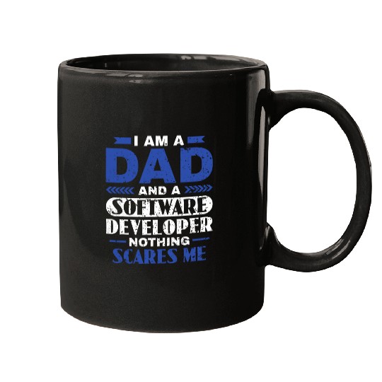 Software Developer Dad Computer Programmer Coding 1 Mugs