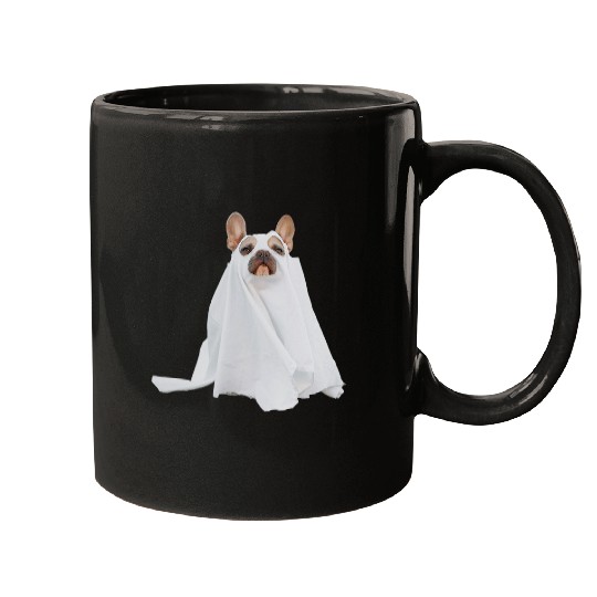 Pug Puppy Halloween Costume Veterinarian ghosts Pug Mama Dad Mugs