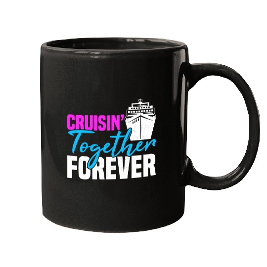 Cruising Travel Vacation Boat Cruise Ship 4 Mugs